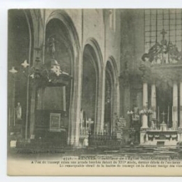 RENNES.- Intérieur de l' Eglise Saint-Germain (Monument historique)