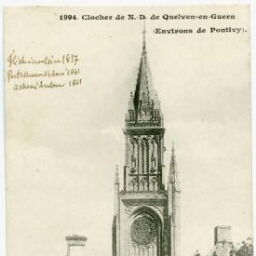Clocher de N.D. de Quelven-en-Guern (Environs de Pontivy)
