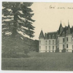 Torcé (I.-et-V.) - Parc et Château des Tesnières par Argentré.