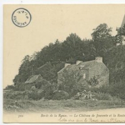 Bords de la Rance.- Le Château de Jouvente et la route de Pleurtuit.