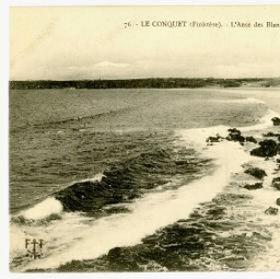 LE CONQUET (Finistère).- L'Anse des Blancs-Sablons