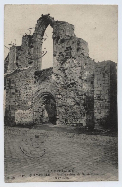 QUIMPERLE - Vieilles ruines de Saint-Colomban (XVe siècle)