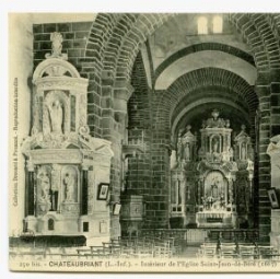 Bis. - CHATEAUBRIANT (L.-Inf.). - Intérieur de l'Eglise Saint-Jean-de-Béré