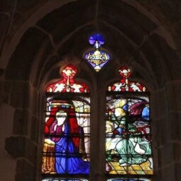 Verrière de l'Annonciation et de l'Adoration des Mages de l'église Saint-Ouen