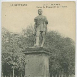RENNES Statue de Duguesclin au Thabor