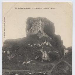 La Roche-Maurice.- Ruines du Château l'Elorn