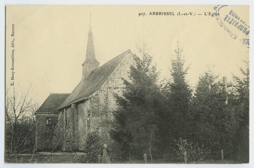 Arbrissel (I.-et-V.). L'église.