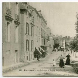PORTRIEUX - Arrivée par la Route de Saint-Brieuc
