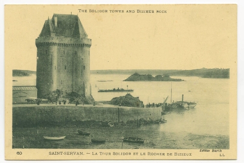 SAINT-SERVAN - La tour Solidor et le rocher de Bizieux. - LL