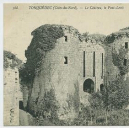 TONQUEDEC (Côtes-du-Nord).- Le Château, le Pont-Levis