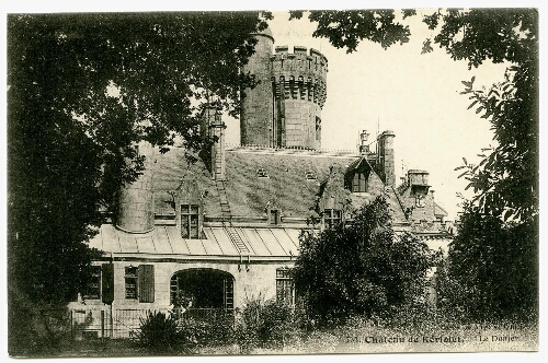 Château de Kériolet. - Le Donjon