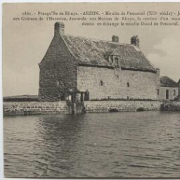 Presqu'Ile de Rhuys. - ARZON. - Moulin de Pencastel (XIIḞ siècle)