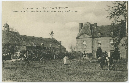 Environs de PLEURTUIT et PLOUBALAY Château de la Crochais