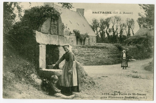 Le Puits de St-Duzec près Pleumeur-Badou (C.-du-N.)