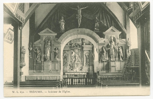 W.L. TREFUMEL. - Intérieur de l' Eglise