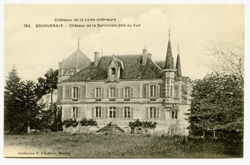 BOUGUENAIS - Château de la Baronnais pris au Sud