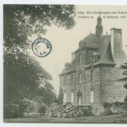 Saint-Christophe-de-Valains (I.-et-V.).- Château de la Bélinaye, côté Est