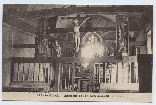 PLOUYE - Intérieur de la Chapelle de St-Salomon