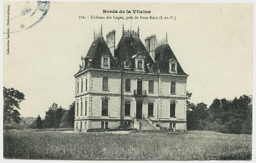 Bords de la Vilaine Château des Loges, près de Pont-Réan (I.-et-V.)