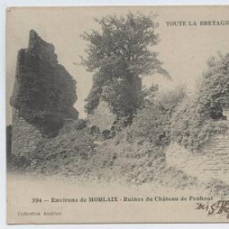 Environs de MORLAIX - Ruines du Château de Penhoat
