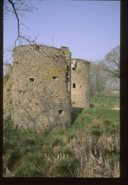 Herbignac. - Château de Ranrouët : château-fort, tour.