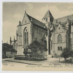 DINAN. L' Eglise Saint-Malo (XVḞ siècle) Style ogival