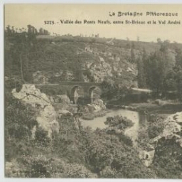 Vallée des Ponts Neufs, entre Saint-Brieuc et le Val André - Paysage au Pont Rolland