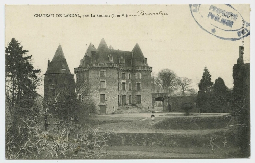 Château de Landal, près La Boussac (I.-et-V.)