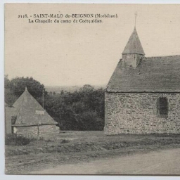 SAINT-MALO-DE-BEIGNON (Morbihan) La Chapelle du Camp de Coëtquidan.
