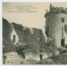 Château de TONQUEDEC. - Vue générale des Ruines (Environs de lannion)