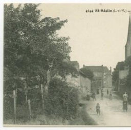 St-Séglin (I.-et-V.) - Arrivée route de Pipriac.