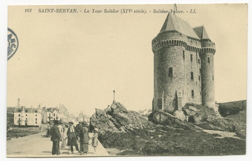 SAINT-SERVAN.- La tour solidor (XIVe siècle) - Sloidor tower. - LL