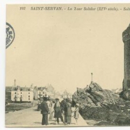 SAINT-SERVAN.- La tour solidor (XIVe siècle) - Sloidor tower. - LL