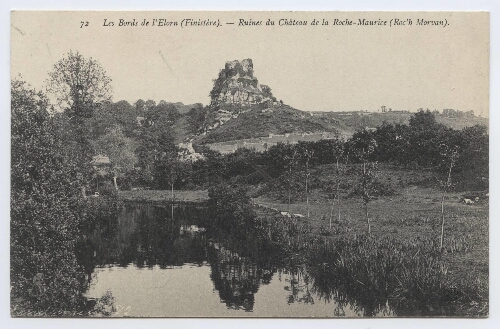 Les Bords de l'Elorn (Finistère).- Ruines du Château de la Roche-Maurice (Roc'h Morvan).
