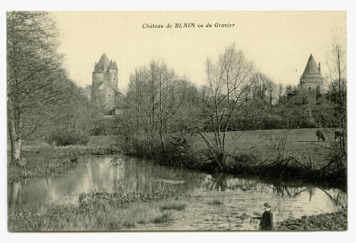 Château de BLAIN vu du Gravier