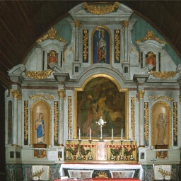 Retable de l'autel principal de l'église Saint-Martin