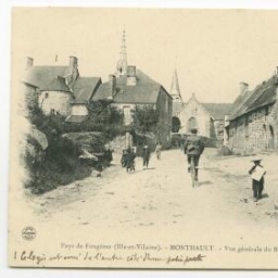 Pays de Fougères (Ille-et-Vilaine). - MONTHAULT. - Vue générale du Bourg.