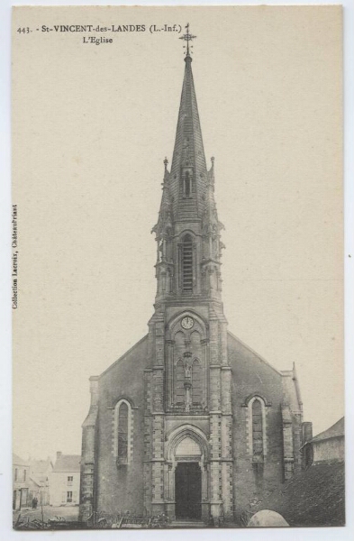 St-VINCENT-des-LANDES (L.-Inf.). L'Eglise