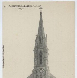 St-VINCENT-des-LANDES (L.-Inf.). L'Eglise