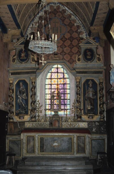 Retable de l'autel principal de l'église Saint-Loup