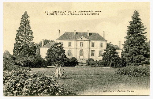 AIGREFEUILLE, le Château de la GUIDOIRE