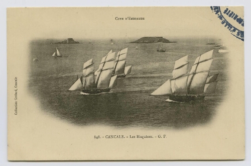 Cancale.- Les Bisquines.- G.F