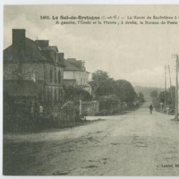 Le Sel-de-Bretagne (I.-et-V.) - La Route de Saulnières à la Bosse.