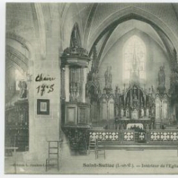 Saint-Suliac (I.-et-V.). - Intérieur de l'Eglise.