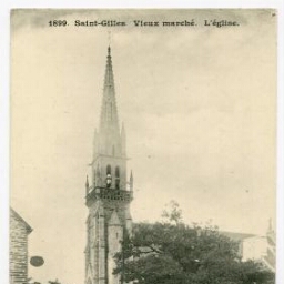 Saint-Gilles Vieux marché. L'église.