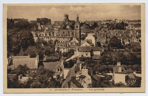 QUIMPERLE (Finistère).- Vue générale