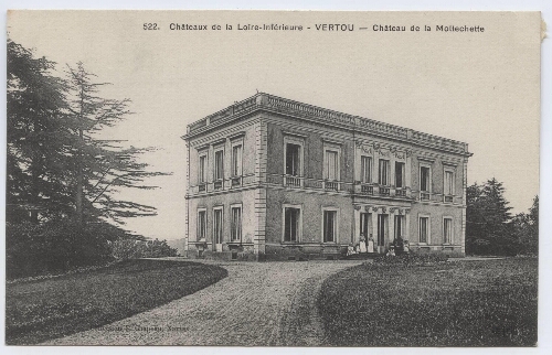 Châteaux de la Loire-Inférieure - Vertou - Château de la Mottechette