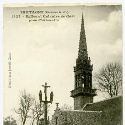 Eglise et Calvaire de Cast près Châteaulin