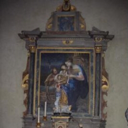 Retable dédié à la Vierge de l'église Saint-Médard