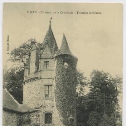 DINAN (C.-du-N.). - Château de la Conninais - Tourelle intérieure